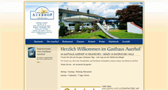 Desktop Screenshot of gasthaus-auerhof.de