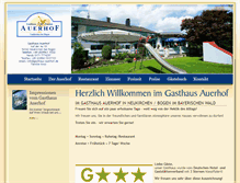 Tablet Screenshot of gasthaus-auerhof.de